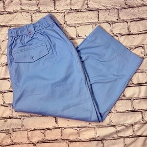 Denim & Co. Wide Leg Crop Pant